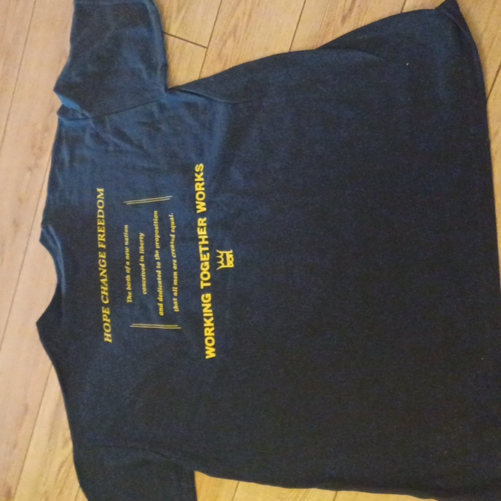 Vintage Deadstock Don King Slogan Shirt SS Black Tee Size Large